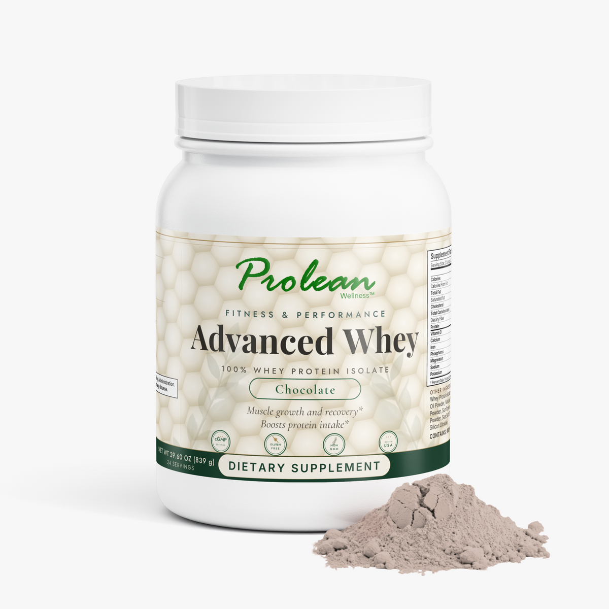 Advanced 100% Whey Protein Isolate (Chocolate)