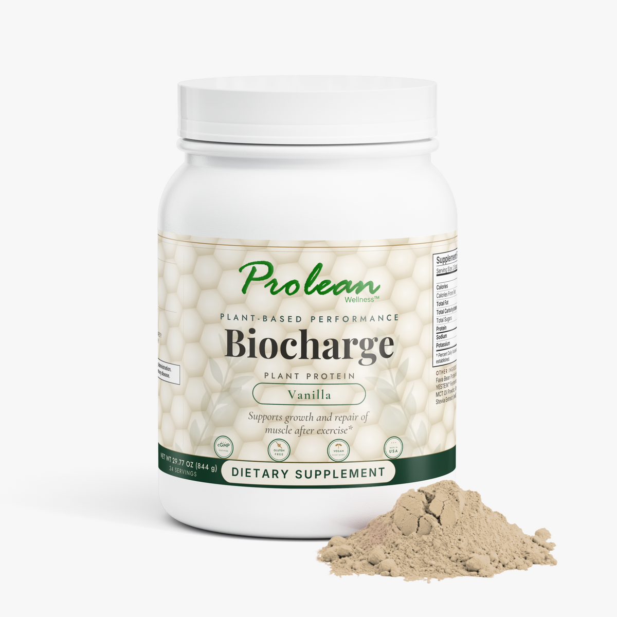Biocharge Plant Protein (Vanilla)