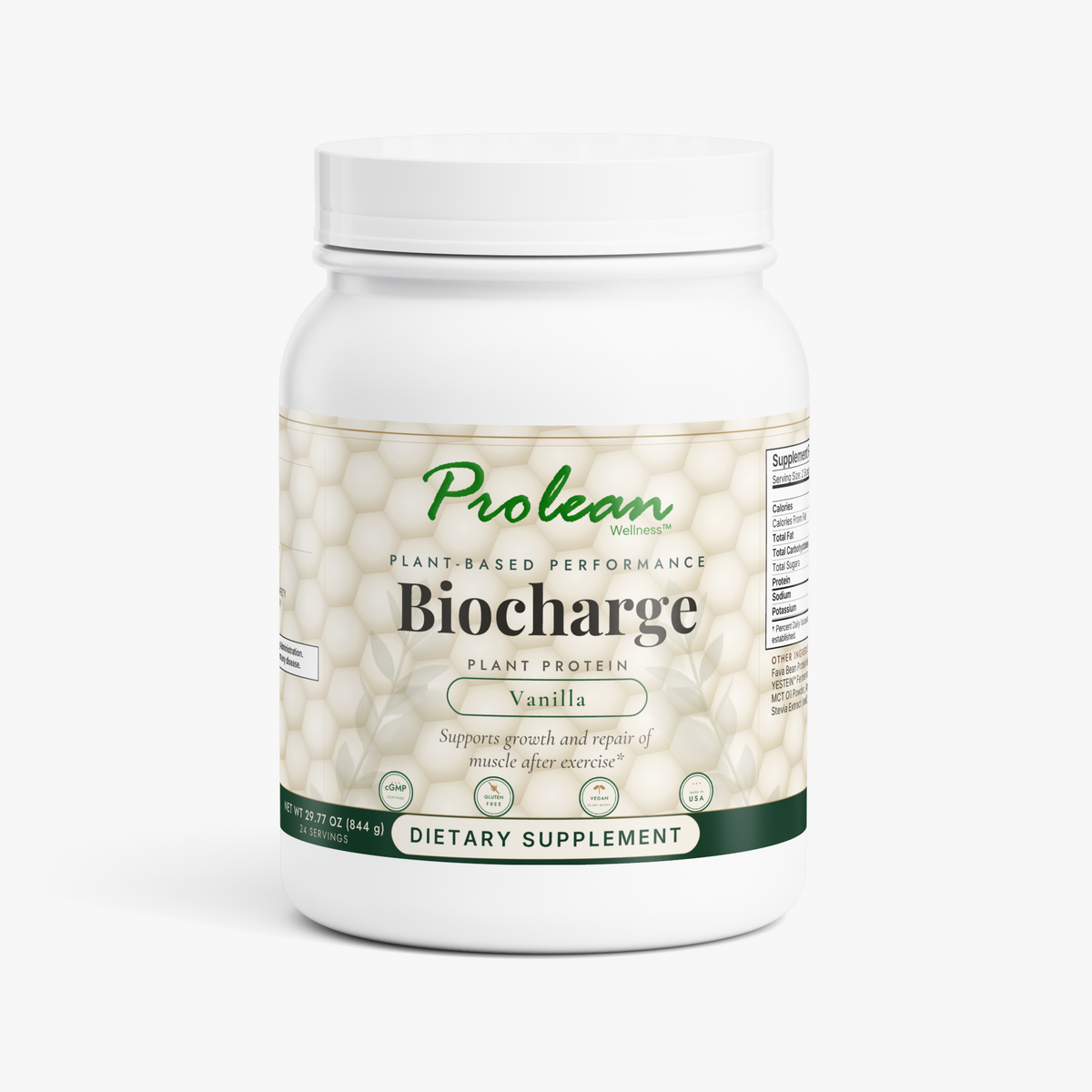 Biocharge Plant Protein (Vanilla)